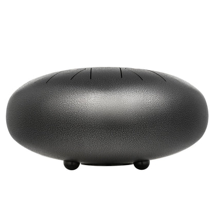 Steel Drum 13 Töne Schlaginstrument 12 Zoll Snare Drum, Steel Snare Drum, Steel Drums Instrument mit Tasche, Buch, Schlägeln, Schlägelhalterung, Hängendes Pan Drum Instrument, Gun Color