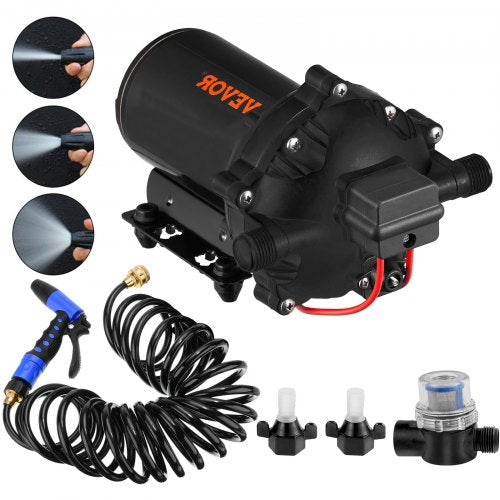 Washdown Deck Wash Pump Kit 12v 20 Lpm 70 Psi Caravan Rv Boat Marine
