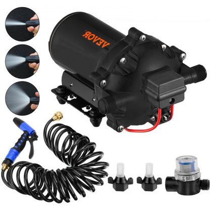 Washdown Deck Wash Pump Kit 12v 20 Lpm 70 Psi Caravan Rv Boat Marine
