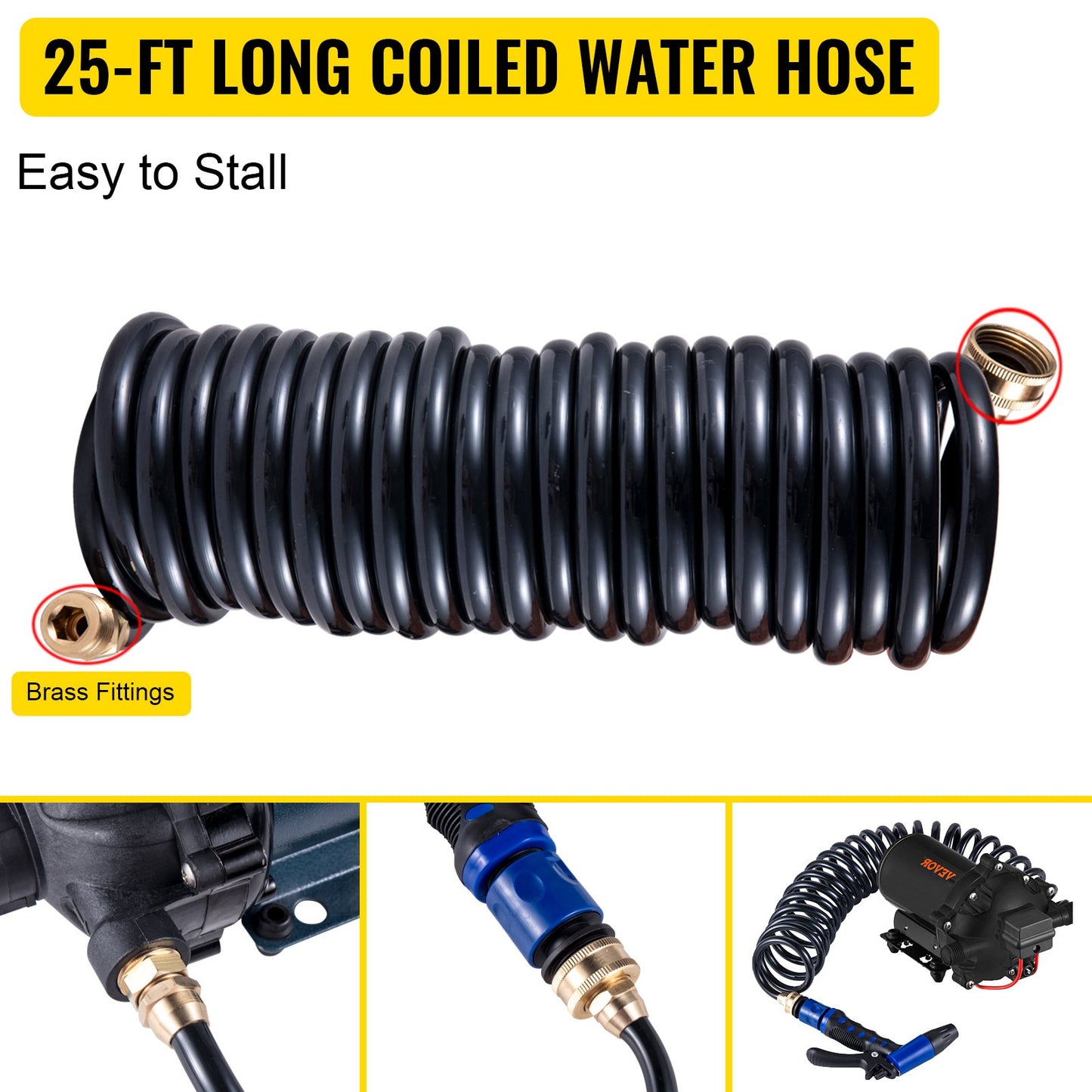 Washdown Deck Wash Pump Kit 12v 20 Lpm 70 Psi Caravan Rv Boat Marine