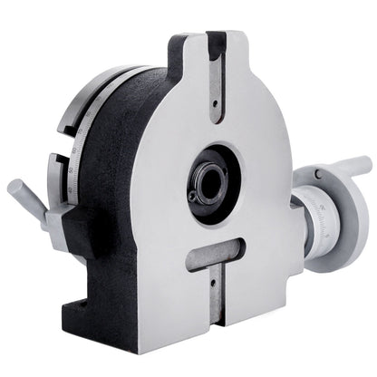 150 mm/5,9 Zoll vertikaler und horizontaler Drehtisch, 150 mm Teilkopf, runder Drehtisch, Fräsmaschinen-Indexsystem, verstellbare Schraube, 5,9 Zoll Teilplatten-Indexsystem