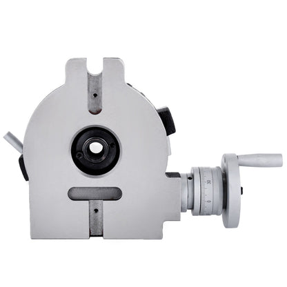 150 mm/5,9 Zoll vertikaler und horizontaler Drehtisch, 150 mm Teilkopf, runder Drehtisch, Fräsmaschinen-Indexsystem, verstellbare Schraube, 5,9 Zoll Teilplatten-Indexsystem
