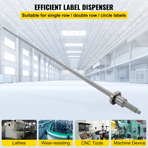 RM1605-1000mm Kulskruv med backspärr och BF12/BK12 och 6,35*10mm koppling |  EU