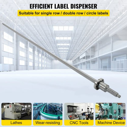 RM1605-1000mm Kulskruv med backspärr och BF12/BK12 och 6,35*10mm koppling |  EU