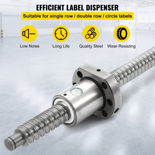 RM1605-1000mm Kulskruv med backspärr och BF12/BK12 och 6,35*10mm koppling |  EU