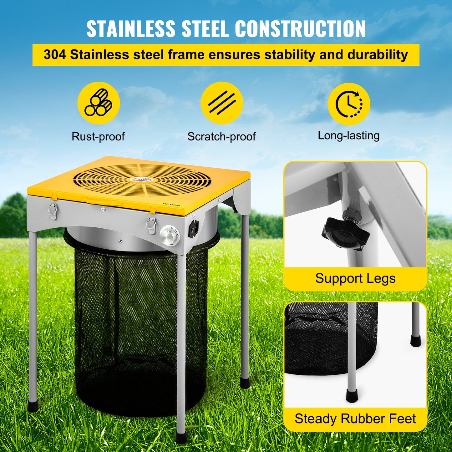 18" Tabletop Hydroponic 3-Speed Electric Leaf Bud Trimmer Trim Reaper with 6 Extra Blades