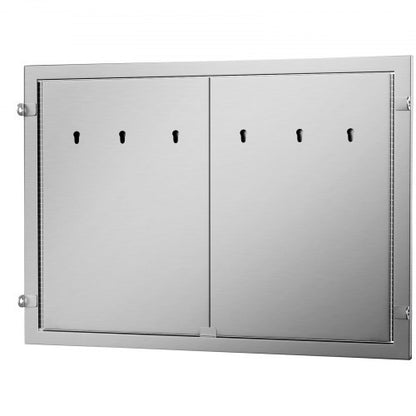 Küchentüren im Freien BBQ-Küchentüren 19x28 Zoll-Edelstahl-Schränke