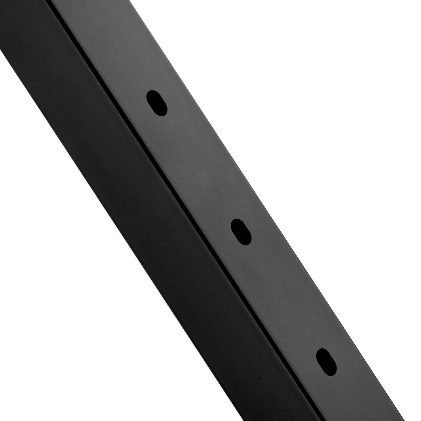 Cable Railing Post 36x2x2in 30° Angled Hole Stair Railing Post Black 1pc