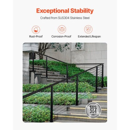 Cable railing post 91x3.5x5.5 cm with 30° angled holes 1JZLGZXHS91402OS1001V0 | EU