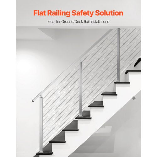 Cable Railing Post 42x2x2 inch with 30° Angled Holes 1JZLGZXYS1062TLWC001V0 | EU