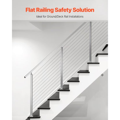 Cable Railing Post 42x2x2 inch with 30° Angled Holes 1JZLGZXYS1062TLWC001V0 | EU