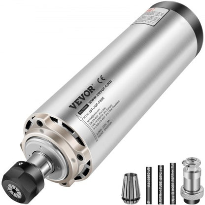 Air Cooled Spindle Motor ER20 CNC Spindle Milling Motor 2.2KW Spindle Motor 24000 RPM 400 Hz for CNC Router Engraving Milling Grind Machine（220V）
