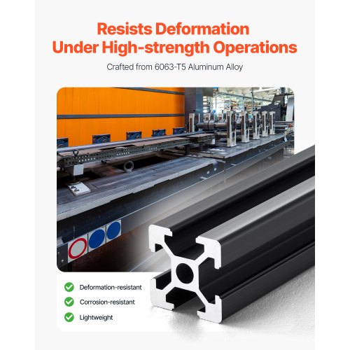 10 ST 47,2 tum (1200 mm) T-spår 2020 aluminiumextruderad anodiserad linjärskena |  EU