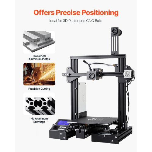 4 Stück 47,2 Zoll (1200 mm) T-Nut 2020 Aluminium extrudiert eloxiert Linearschiene | EU