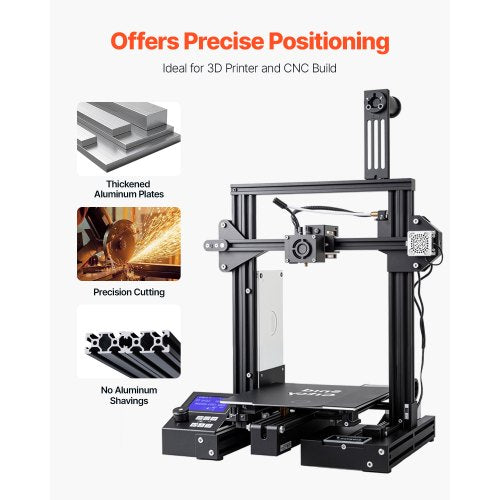 5PCS 39.4 inch (1000mm) T-Slot 2040 Aluminum Extruded Anodized Linear Rail | EU