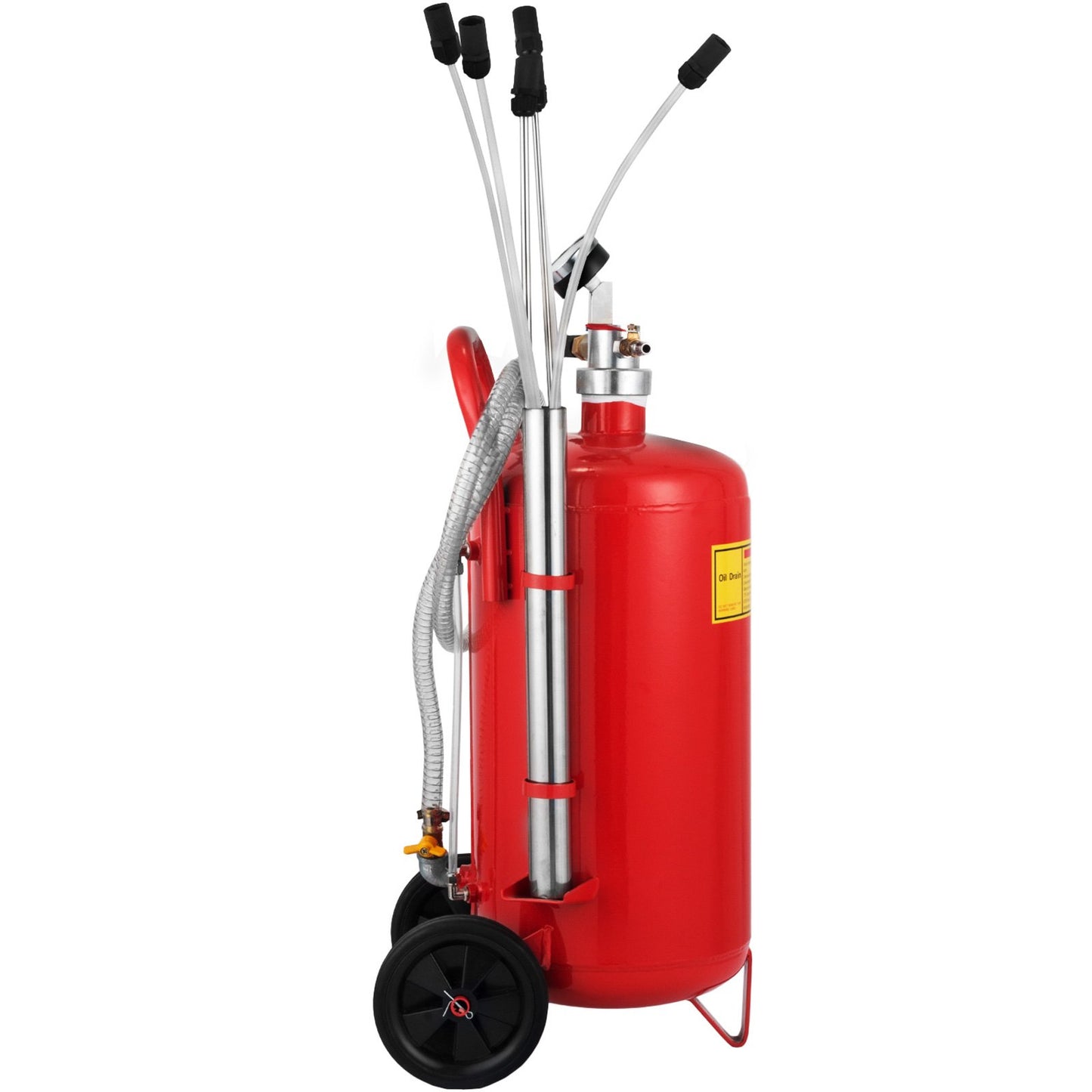 5 gallon/22,7L oljeutsug, bärbar luftpneumatisk spilloljeutsug Garageutsug Dräneringstank