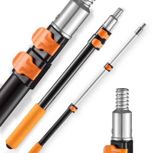 Telescopic Extension Pole, 1.76-4 FT Multi-Purpose Extendable Pole, Sturdy Aluminum Alloy Paint Pole Extension with Flip-Lock Design, High Reach Roller Stick for Painting, Dusting and Cleaning