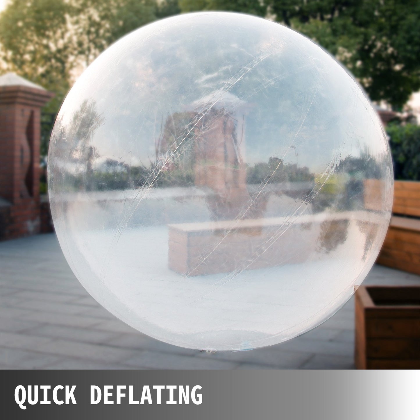 2M Walk on Water Walking Ball Roll Inflatable Zorb Ball w/ German Zipper PVC