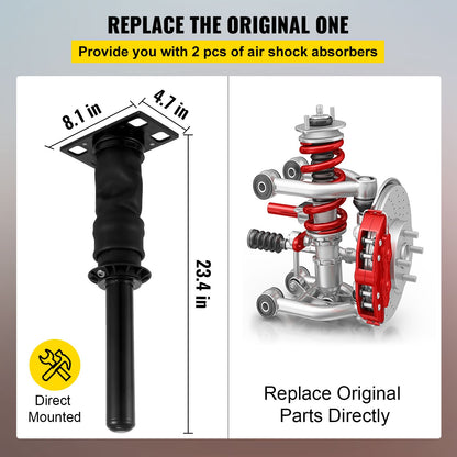 Luftstoßdämpfer für die hintere Kabine für International Prostar 2008+ 3595977C96 3595977C95 Luftstoßdämpfer für die Kabine dämpfen Fahrvibrationen (zwei Stück (ein Paar))