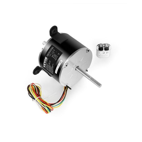 3108706.916 RV AC Fan Motor Compatible with Dometic Brisk Air I Model - Single Phase, 1/5HP AC115V 2.6A 1650 RPM (3 Speeds)