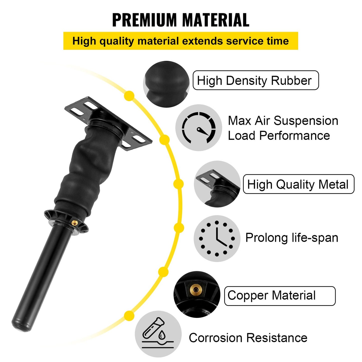 Stoßdämpfer für die hintere Kabine, passend für International Prostar Pro 2008–2017 3595977C96 3595977C95 Luftstoßdämpfer für die Kabine, dämpft Fahrvibrationen (einzeln)