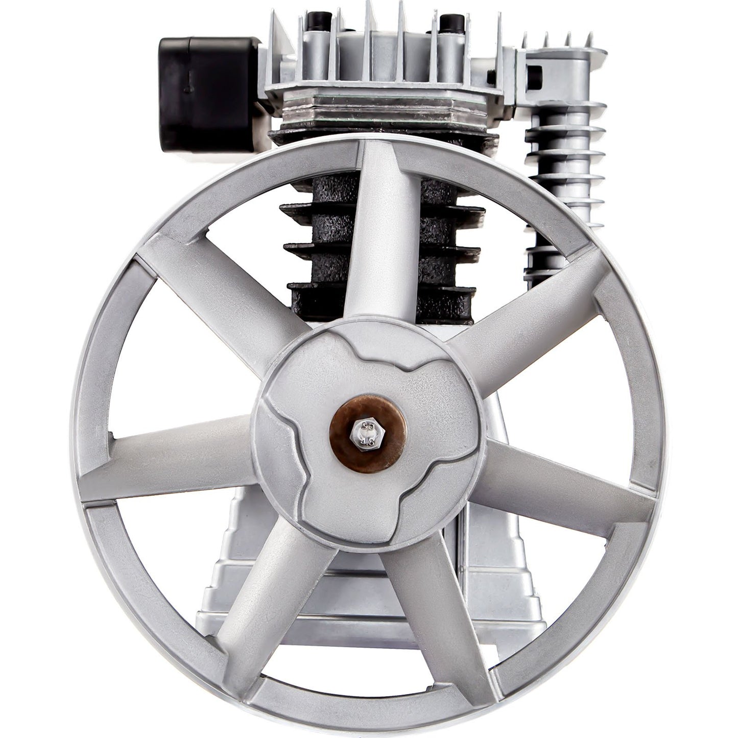 Air Compressor Pump, 3HP 11.8CFM, Industrial Compressor Head Pump Motor, 1300RPM High-Spped Single Stage Twin Cylinder Aluminum Air Compressor Head Piston Style Splash Lubrication Pump