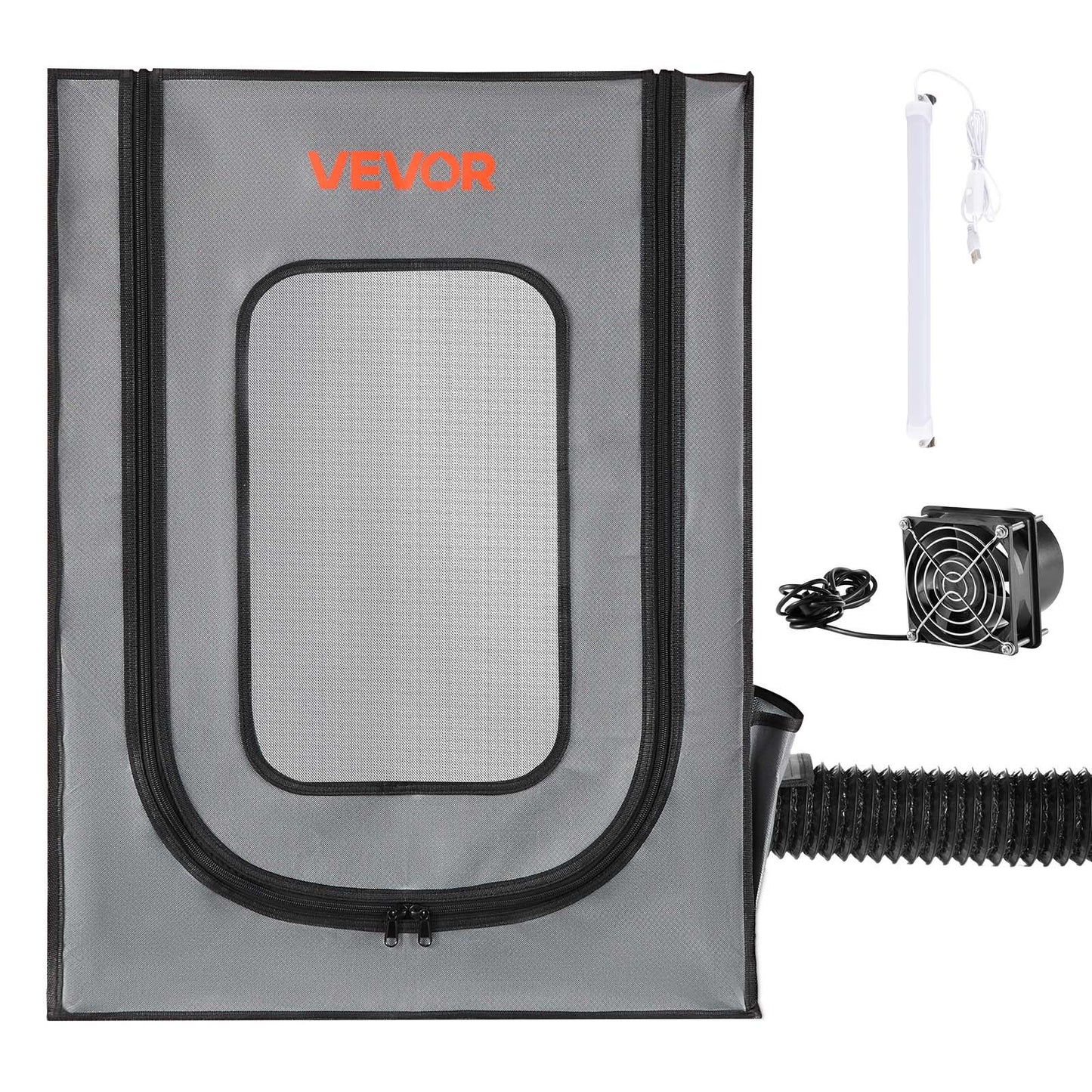 3D Printer Enclosure with Ventilation, Dustproof Waterproof Oxford Cloth Resin 3D Printer Tent, Constant Temperature Protective Case with LED, Compatible with Photon Mono/Mars 3, FDM/LCD Printer