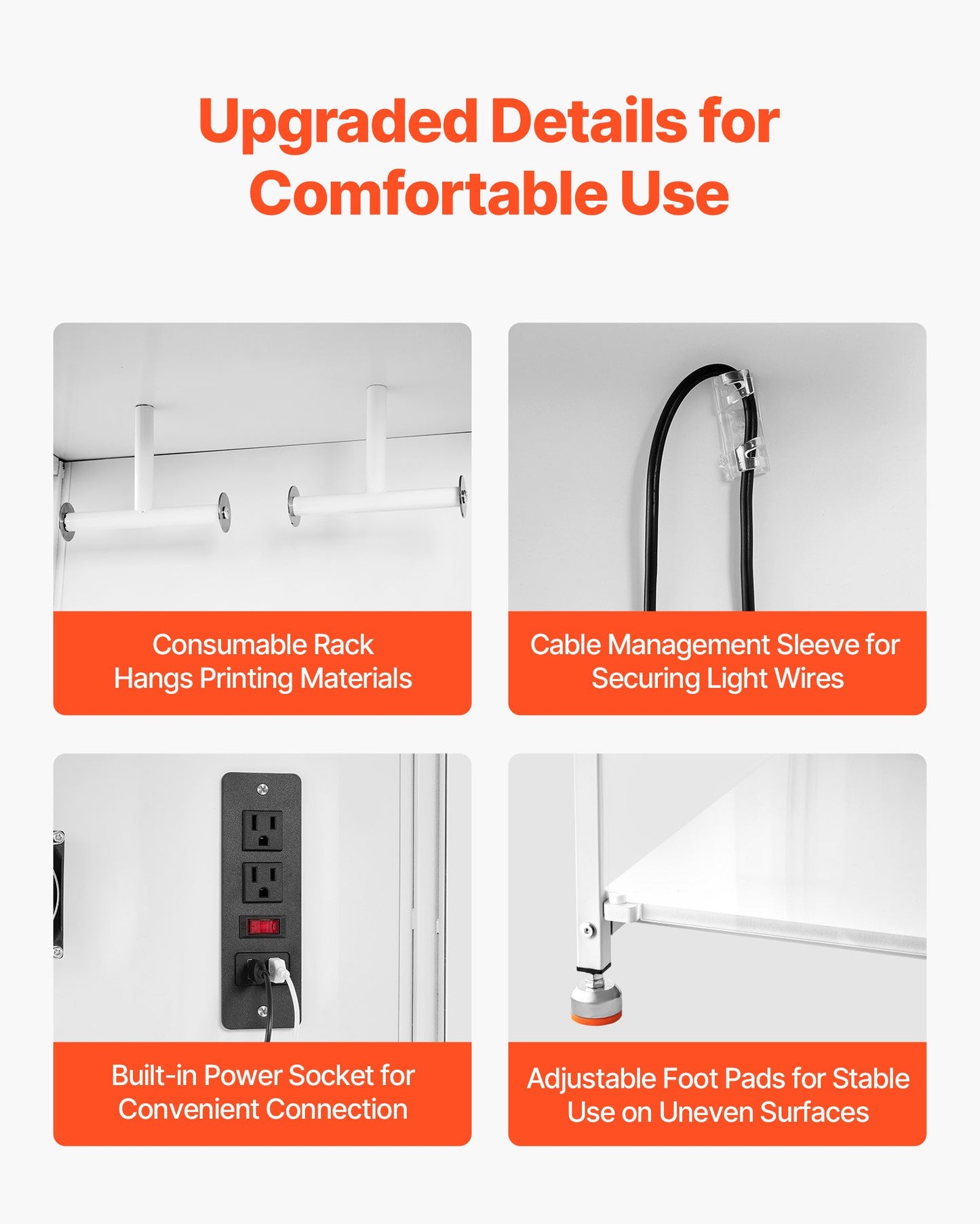 3D Printer Enclosure with Ventilation, Dustproof Waterproof Transparent Acrylic 3D Printer Tent, Constant Temperature Protective Case with LED, Compatible with Bambu Lab, Ender, Neptune, Kobra