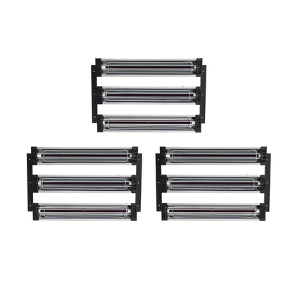 3x Farbtrockner Strahler Infrarotstrahler Heizstrahler Infrarot Lampa 3kW