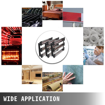 3x Farbtrockner Strahler Infrarotstrahler Heizstrahler Infrarot Lampa 3kW