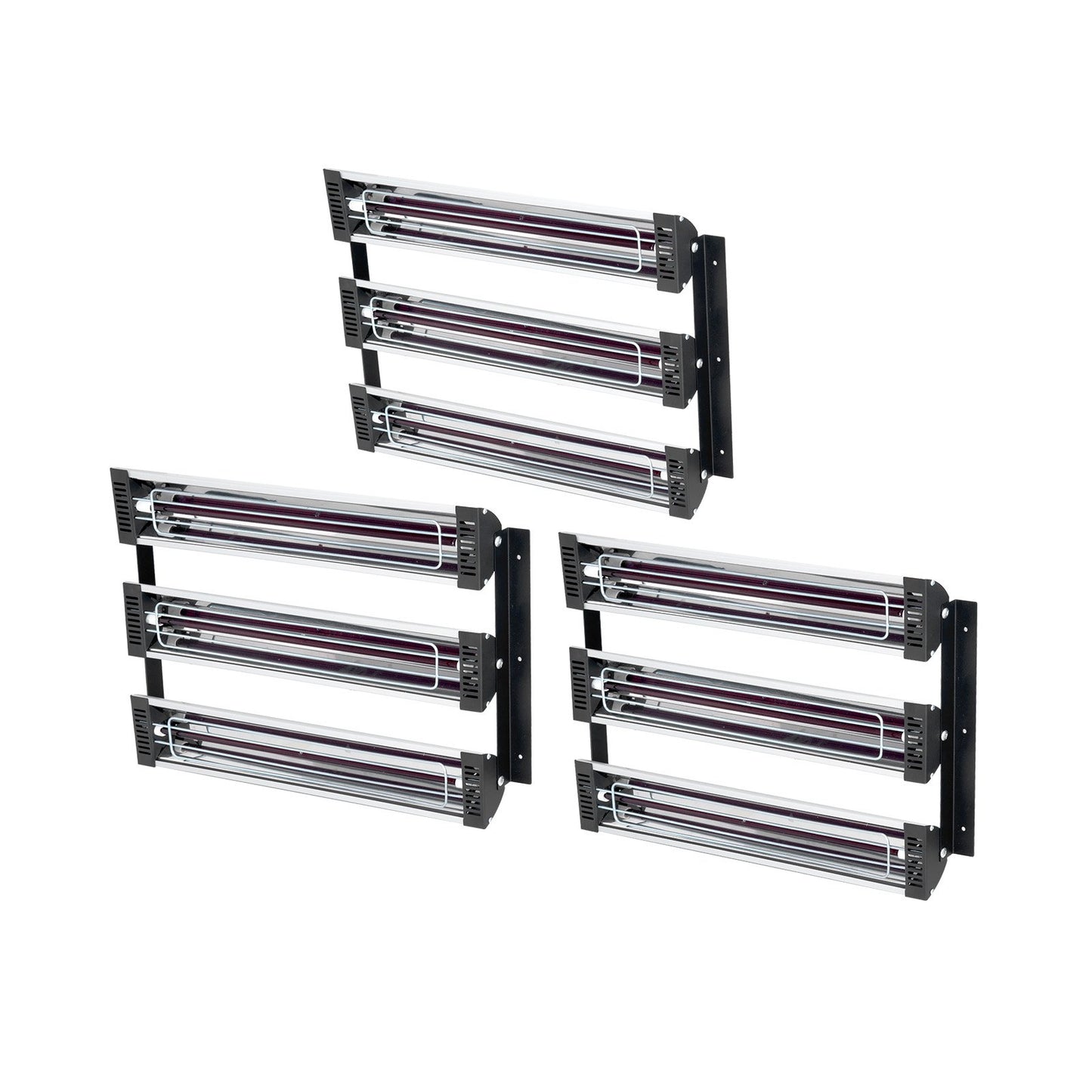 3x Farbtrockner Strahler Infrarotstrahler Heizstrahler Infrarot Lampa 3kW