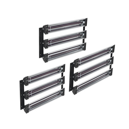 3x Farbtrockner Strahler Infrarotstrahler Heizstrahler Infrarot Lampa 3kW