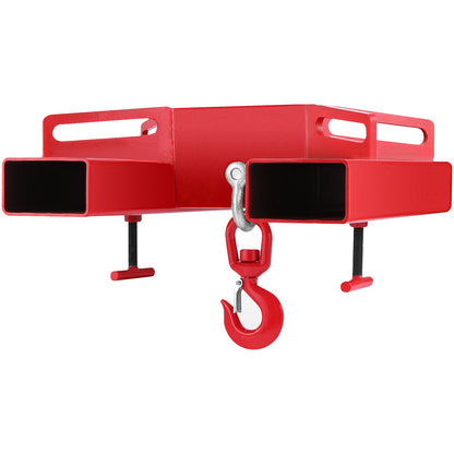 3 Tonne Large Forklift Lifting Hook Attachment 3000kg Telehandler Crane Jib Test Cert