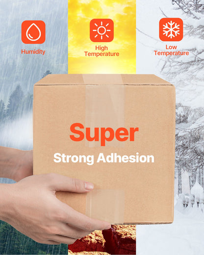 Klar packtejp 24 rullar 65 yards kraftig klar packtejp 2,7 mil