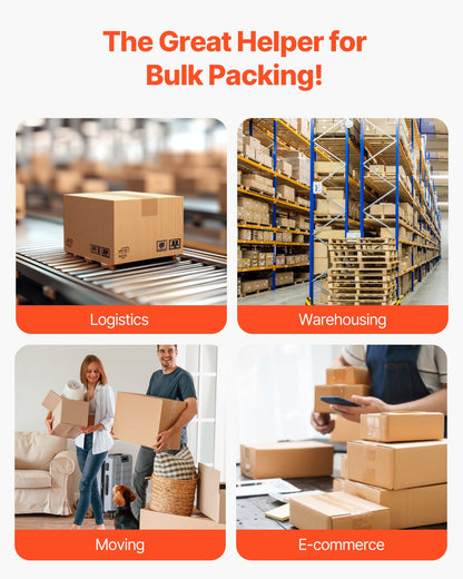 Klar packtejp 24 rullar 65 yards kraftig klar packtejp 2,7 mil