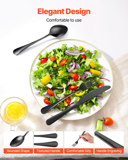 30-piece silver cutlery set stainless steel cutlery cutlery for 6