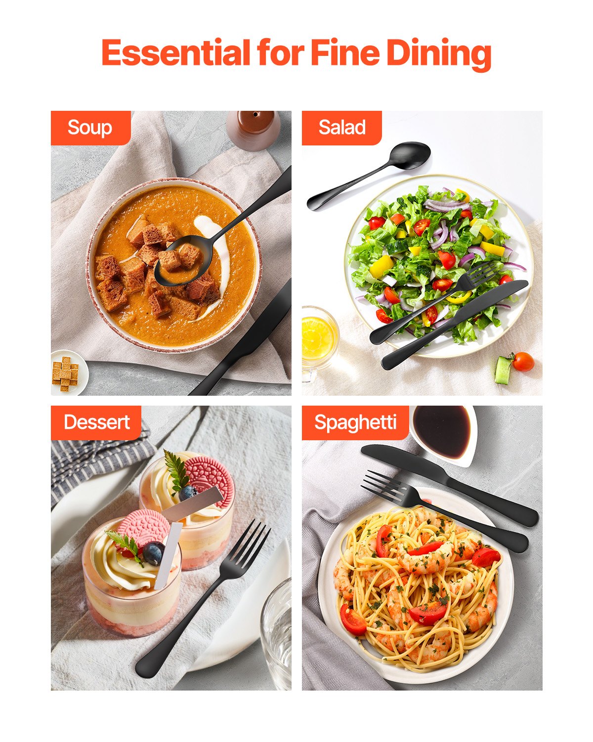 30-piece silver cutlery set stainless steel cutlery cutlery for 6