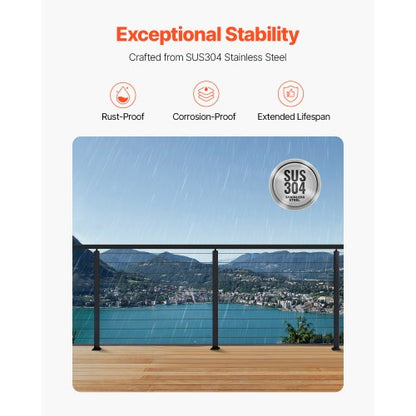 Seilgeländerpfosten 36x1x2 in waagerechtem Hohlpfosten 4JZLGZXHS914UUOI6001V0 | EU