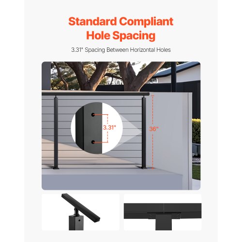 Seilgeländerpfosten 36x1x2 in waagerechtem Hohlpfosten 4JZLGZXHS914UUOI6001V0 | EU