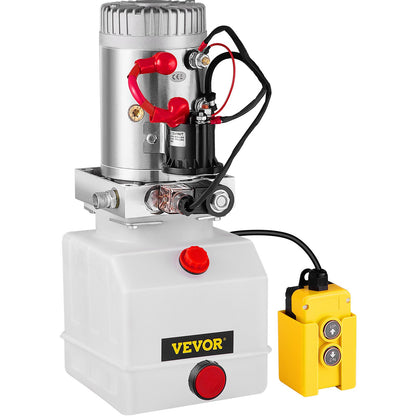 4 Quart einfachwirkende Hydraulikpumpe Kippanhänger Heben Remote Kran