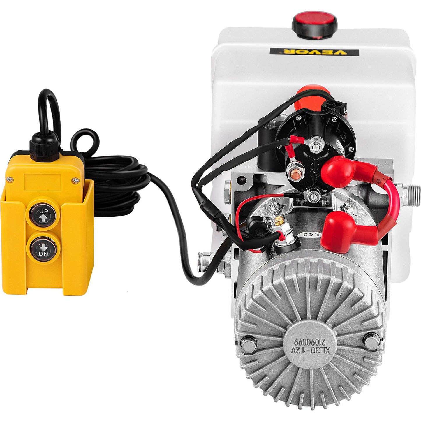 4 Quart einfachwirkende Hydraulikpumpe Kippanhänger Heben Remote Kran