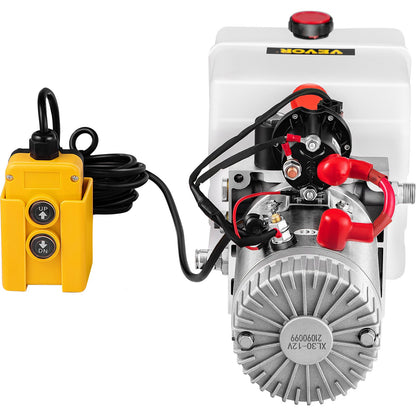 4 Quart einfachwirkende Hydraulikpumpe Kippanhänger Heben Remote Kran