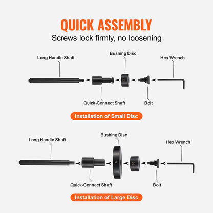 52PCS Custom Bushing Bearing &amp; Seal Driver Set, Transmission Wheel Axle Bearing Race, Seal Driver Installer Remover, 18-65mm &amp; 74mm Metric Washers Bushing Removal Puller Bearing Press Tool Kit