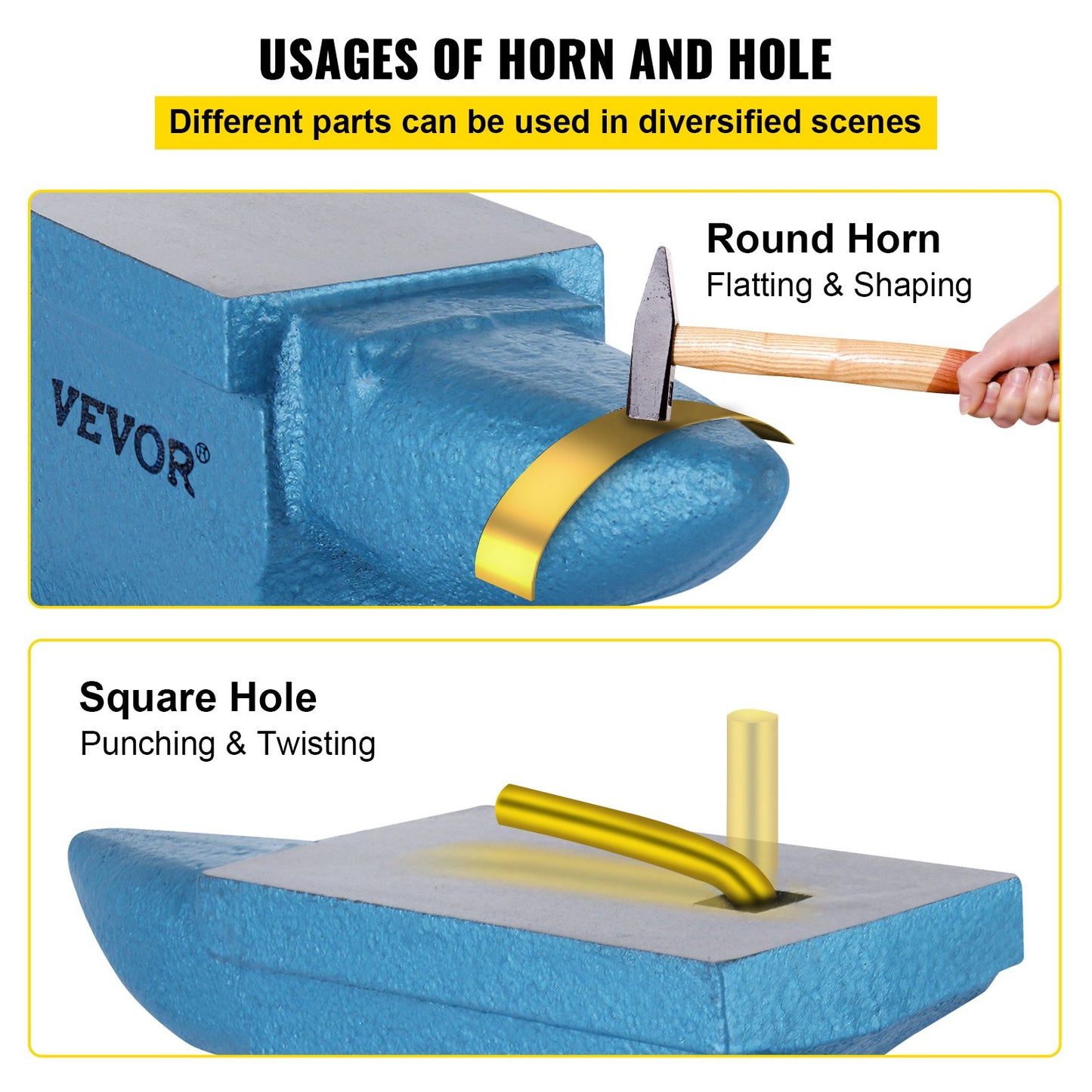 Anvil with one horn 55 pounds / 25.4 kg cast iron anvil Blacksmith for sale Blacksmithing tools and equipment anvil Sturdy round horn anvil Blacksmith Jeweler Metalsmith Blacksmithing tools