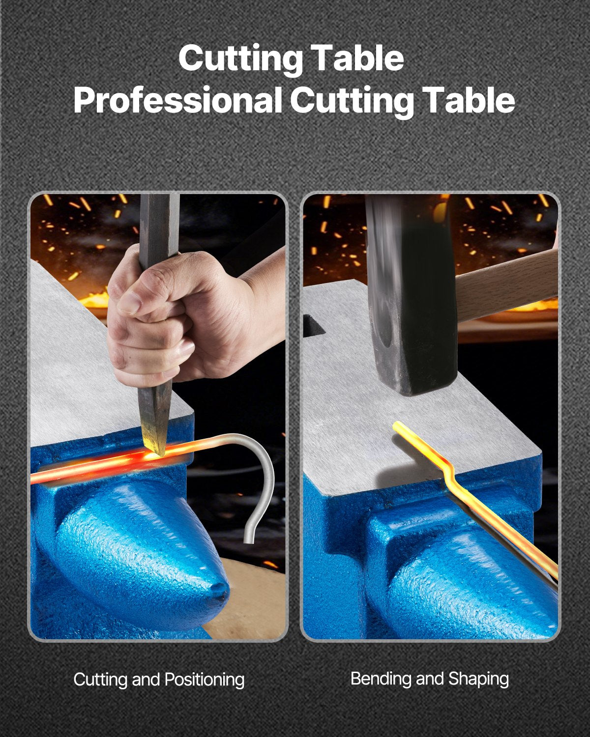 Single Horn Anvil 55Lbs, Cast Iron Anvil Blacksmith Withstands Heavy Blows,Anvil Rugged Round Horn Anvil Blacksmith Jewelers Metalsmith Tool, for Sale Forge Tools and Equipment