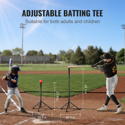 5x5 ft Baseball Softball Training Net, Portable Baseball Training Net for Hitting Batting Catching Pitching, Backstop Baseball Equipment with Hoop Frame, Carrying Bag, Strike Zone, Ball, Batting Tee