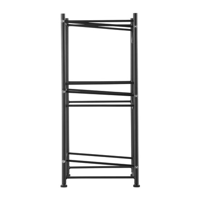 3-stufiger Wasserflaschenhalter, einreihiges Wasserflaschenregal für 3 Flaschen, Schwarz