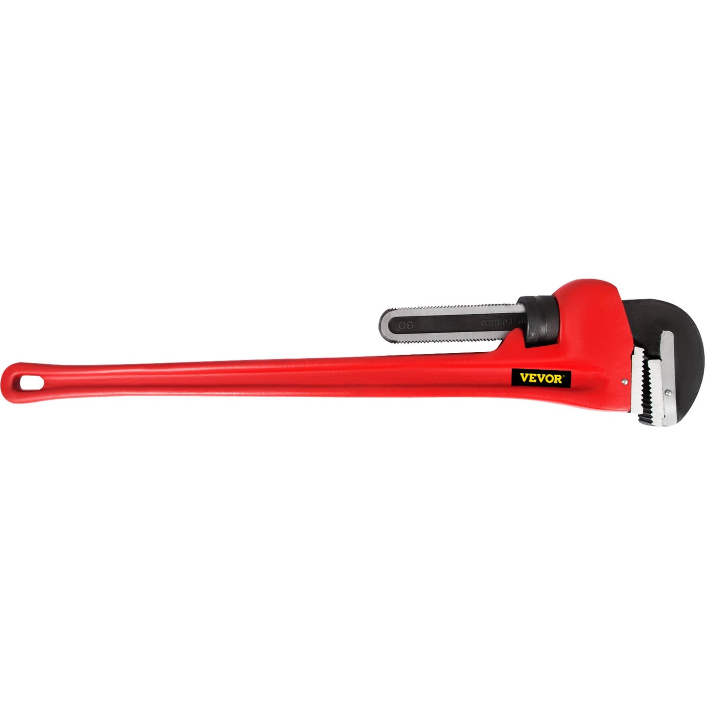 51" Cast Iron Handle Heavy-Duty Hook Jaw Straight Pipe Wrench