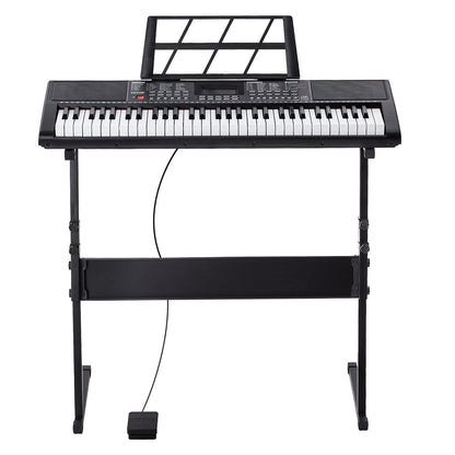 61 keys digital keyboard Piano electric portable with adjustable stand