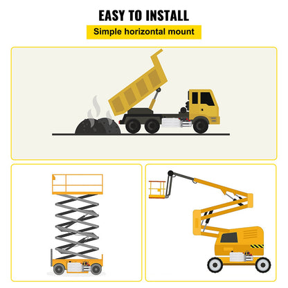 Hydraulikpumpen-Antriebseinheit, DC 12 V, 6 l, doppeltwirkende Hydraulikpumpe, 6 Quarts, Hydraulikpumpe für Muldenkipper